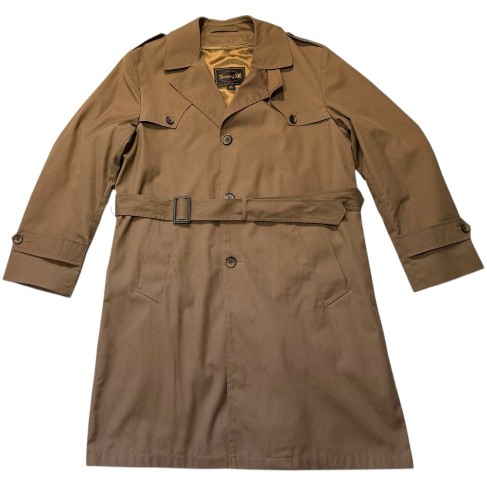 Vintage Botany 500 Classic Tan Trench Coat made in USA‎ - 40/XL